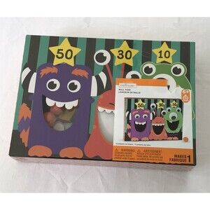 Halloween Creatology Decorate And Play Ball Toss Craft Set Game New In Box